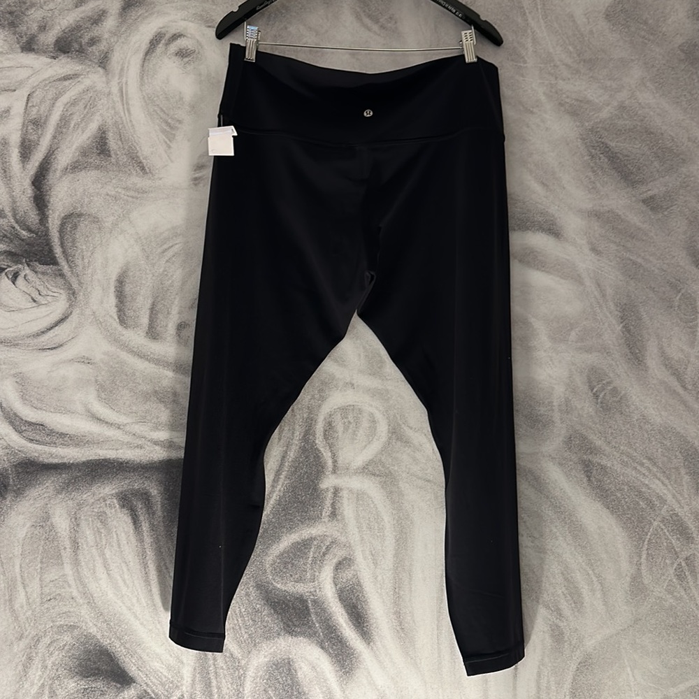 Lululemon Align Pant 25" Black Leggings Size 20 NWOT Plus Size XXXL W5CT3S